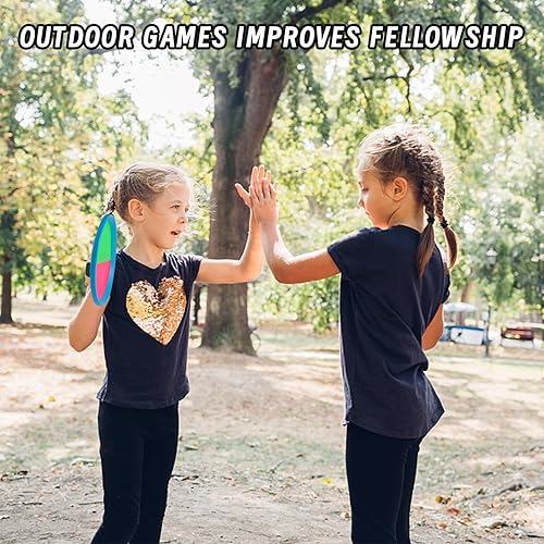 Miniatura 6 de CHESNIEW Juego de pelota de lanzar y atrapar, juegos al aire libre, juegos de playa para niños, juego de lanzar pelota y atrapar para niñosfamilia