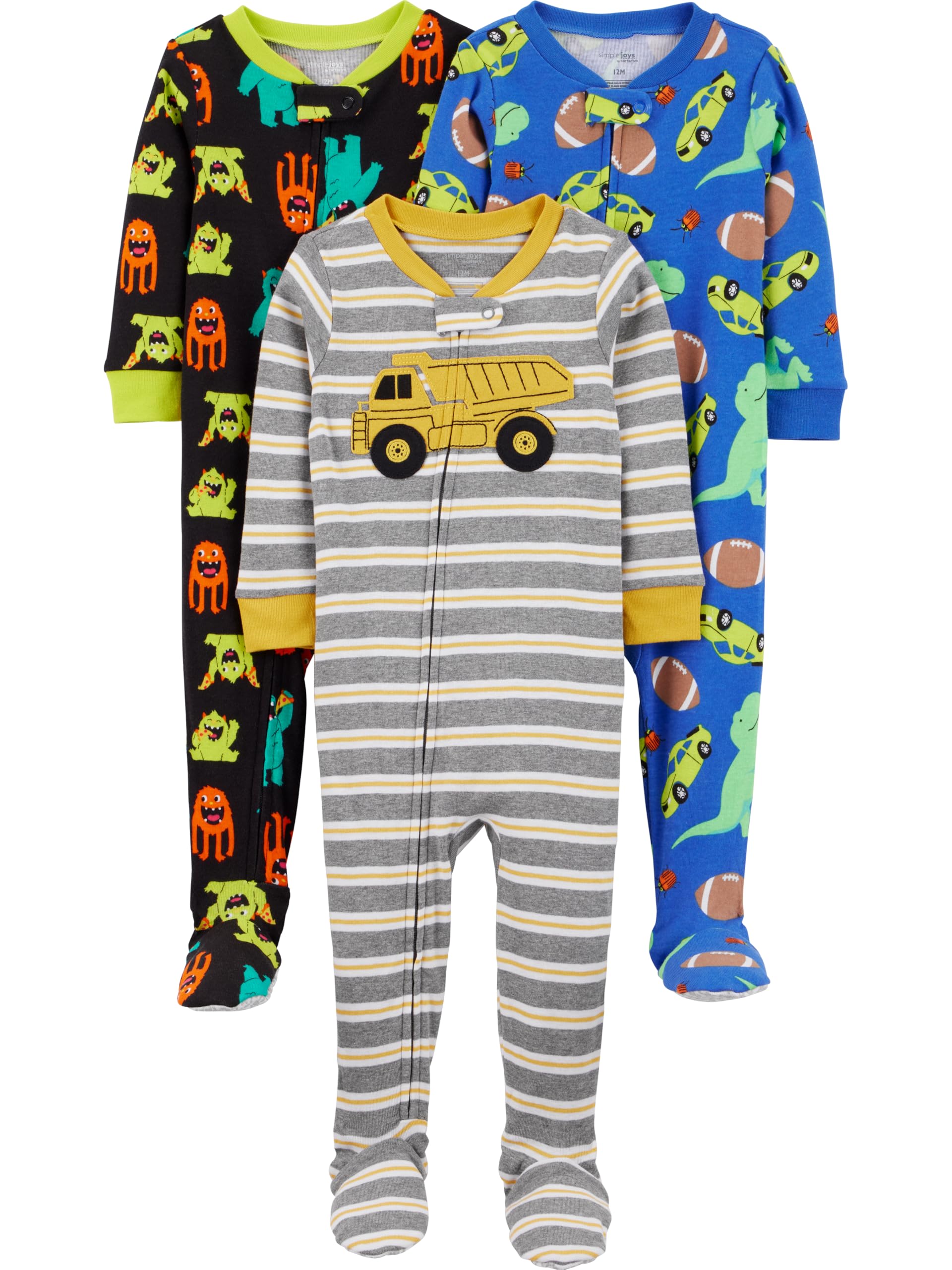 Simple Joys by Carter's Baby Boys' Pajama Set (Pack of 3)