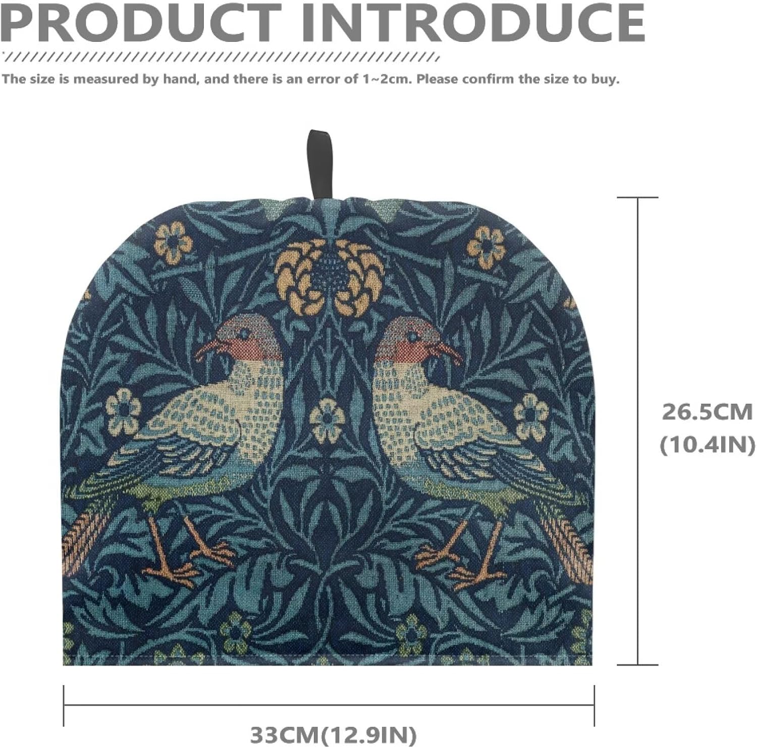 Thickened Teapot Cover Strawberry Thief Print