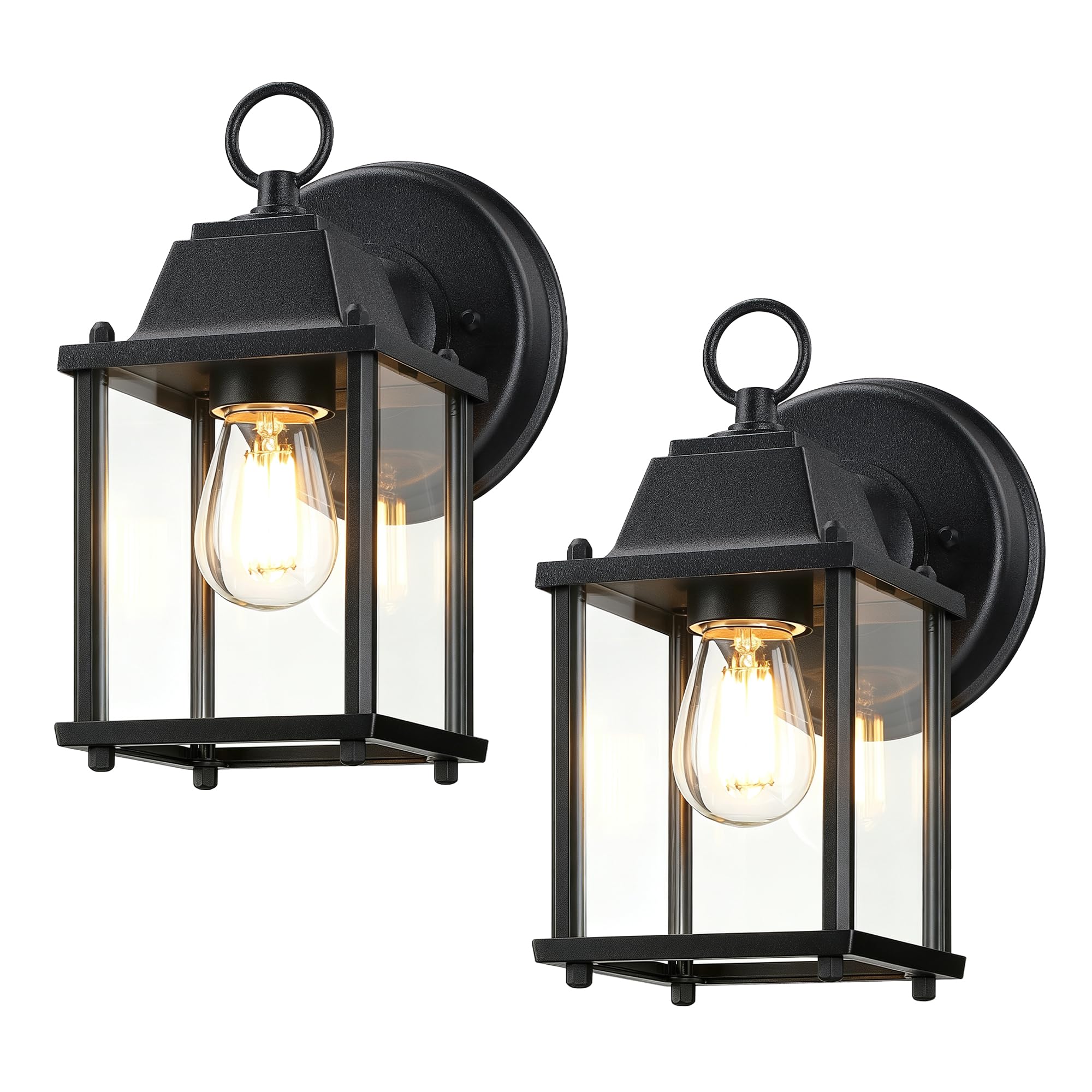 LIT-PaTH Outdoor Wall Light Black