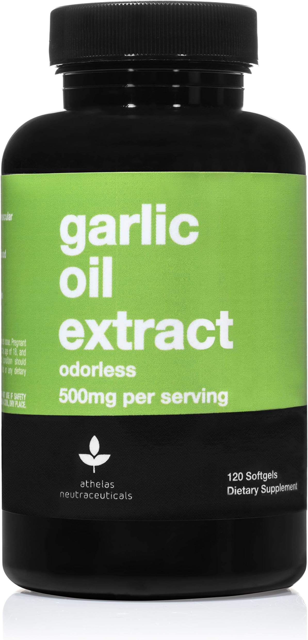Odorless Garlic Oil Pills - Non GMO - Pure and Fresh, No Additives Or Fillers - Supports Healthy Heart, Cholesterol, and Blood Pressure - 120 Softgel Garlic Capsules - 500mg 1000mg