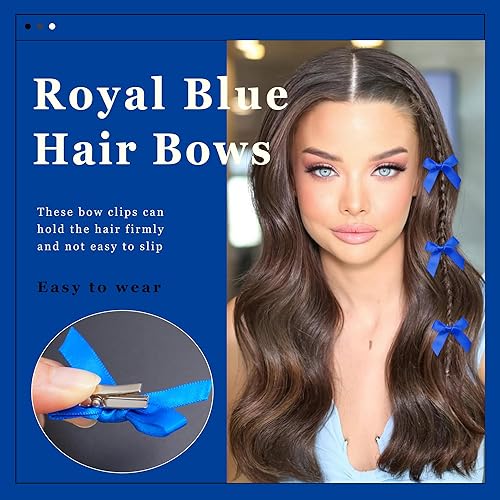 Vista 87 de 30 piezas de pinzas para el cabello con lazo de raso rosa, accesorios para el cabello con lazo de raso mini, lindos lazos para el cabello, barretas
