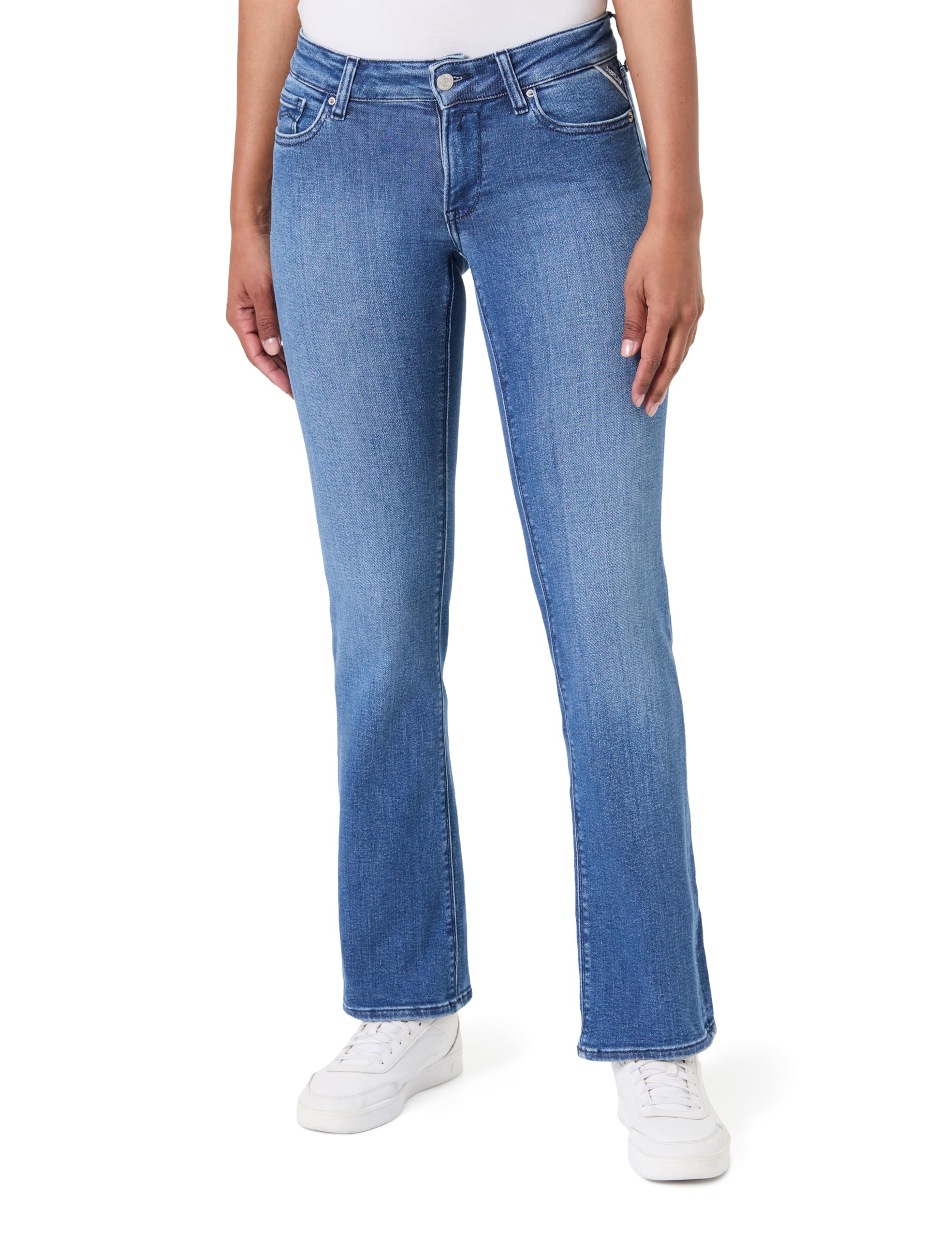 Replay New Luz Bootcut Women's Jeans, Medium Washed Blue 109 (Blue), 30W/30L