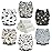 Mama Koala 3.0 Cloth Diapers for Babies with AWJ Lining, 6 Pack with 6 Natural Cloth Diaper Inserts - Reusable and Washable Pocket Diapers (Space Ranger)