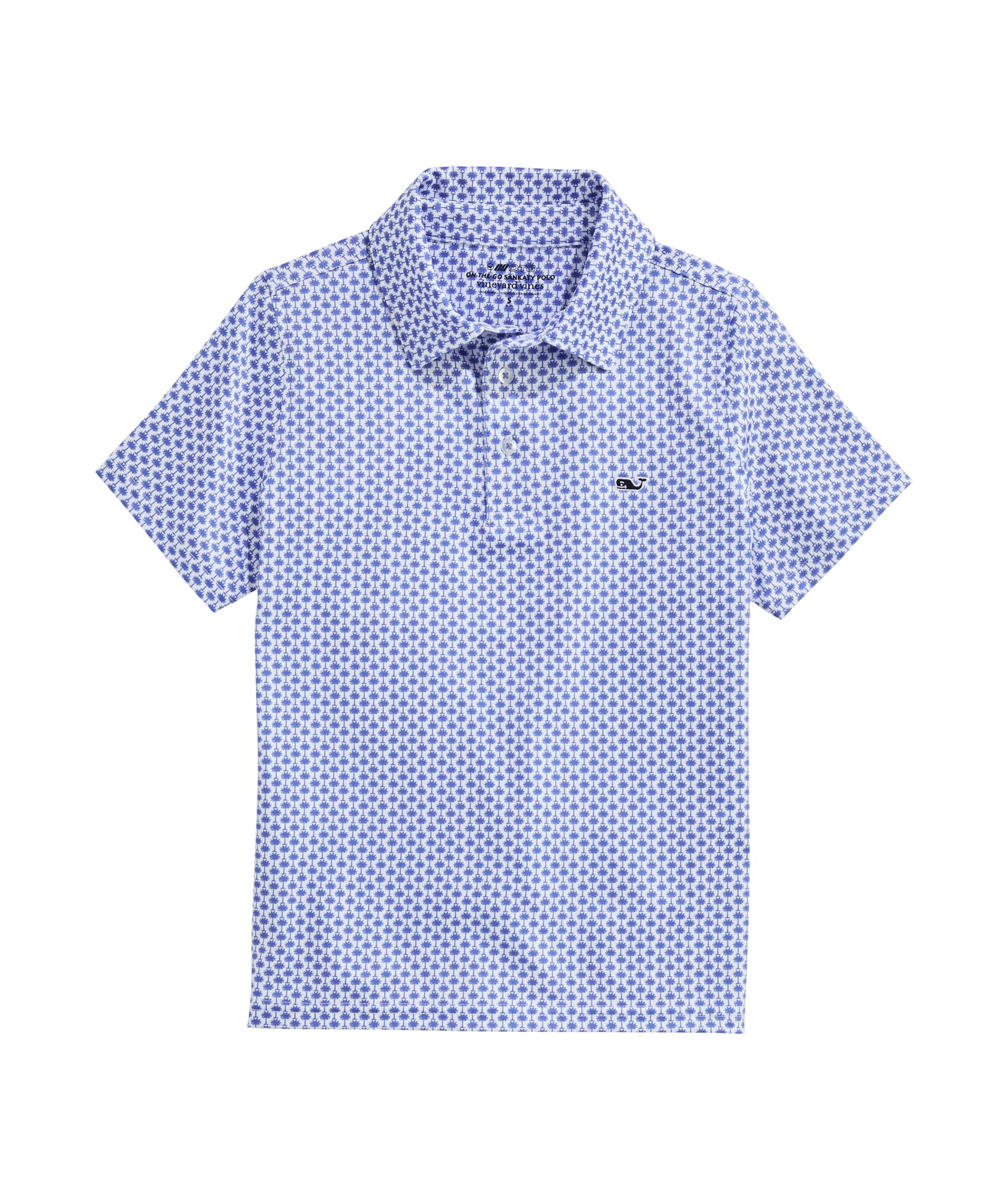Vineyard Vines Boys' Printed Sankaty Polo