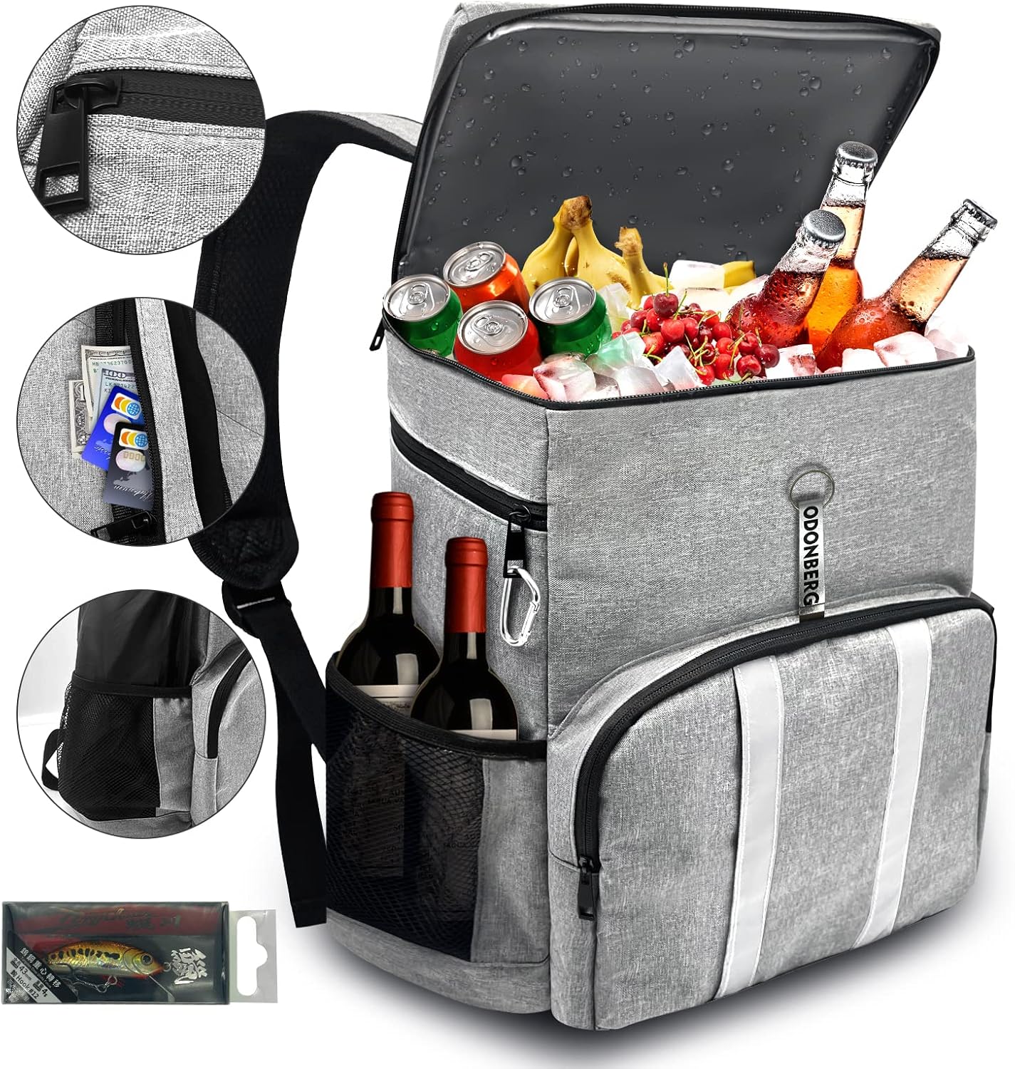 TINGCHUAN Large Capacity Insulated Cooler Backpack Holds