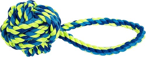 Miniatura 3 de Franklin Pet Supply - Cuerda de juguete para perros  Paquete de 3 juguetes de cuerda para cachorros para masticar, tirar de la guerra y buscar