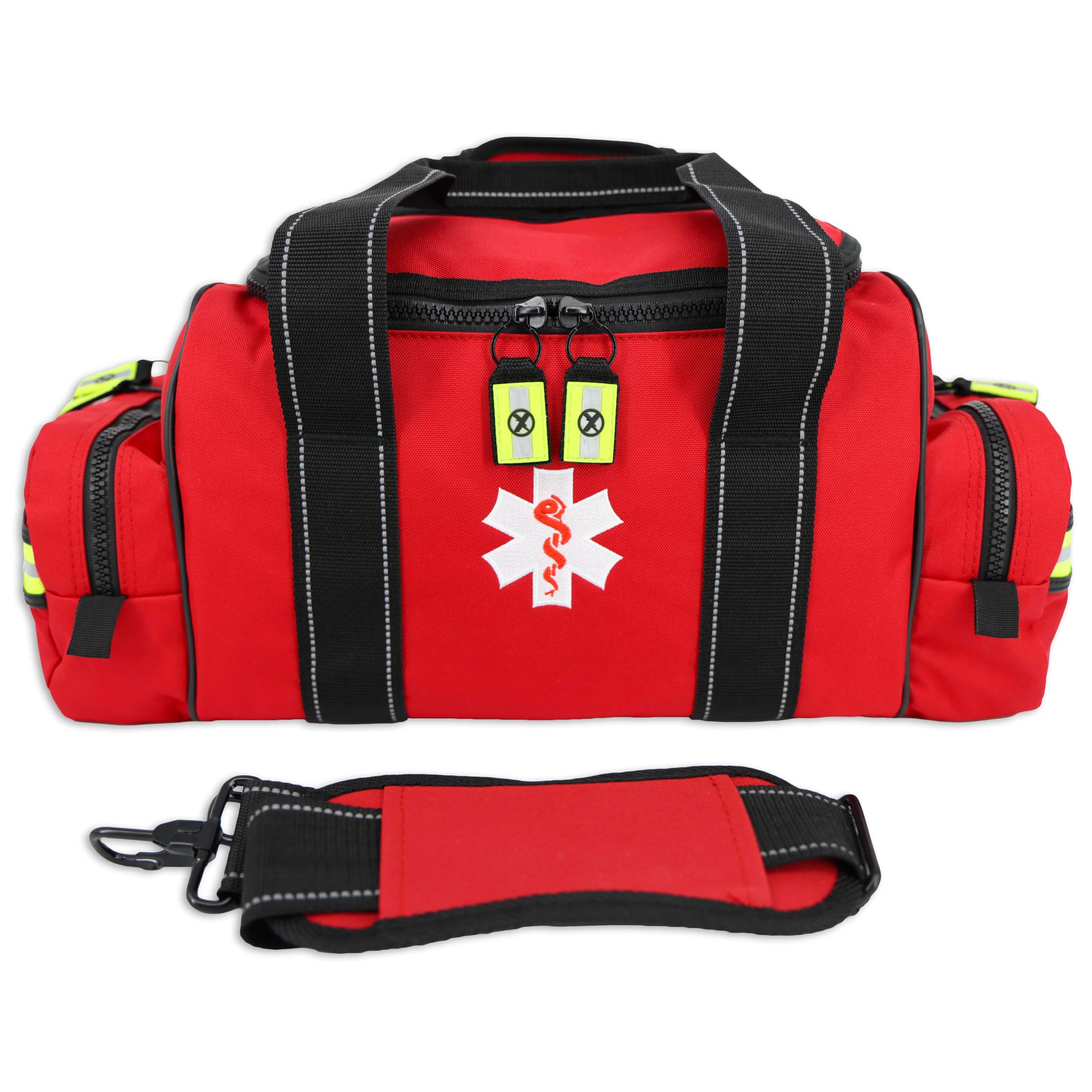Lightning X EMT Medic - Bolsa de Salto Grande para Primeros Auxilios EMS, con divisores (Rojo)