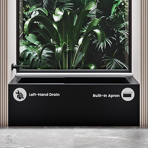 Miniatura 39 de Voltaire - Bañera de 54 x 30 pulgadas para desagüe con delantal BLANCO BRILLO