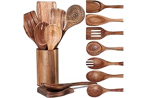 Geekhom Wooden Kitchen Utensils