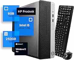 hp 最新 i5-9500 500GB+1TB hp2 Amazon.com: HP ProDesk i5-9500 9th Gen Desktop Computer (3.2