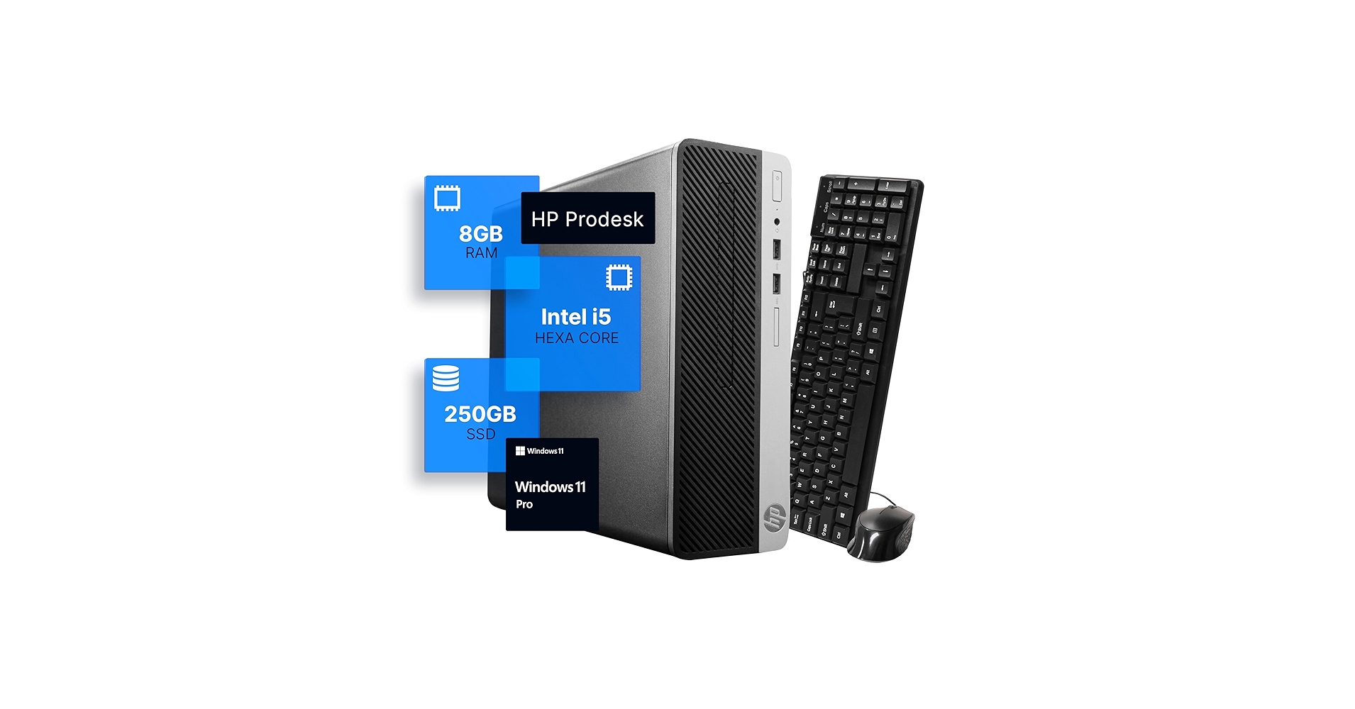 Amazon.com: HP ProDesk i5-9500 9th Gen Desktop Computer (3.2