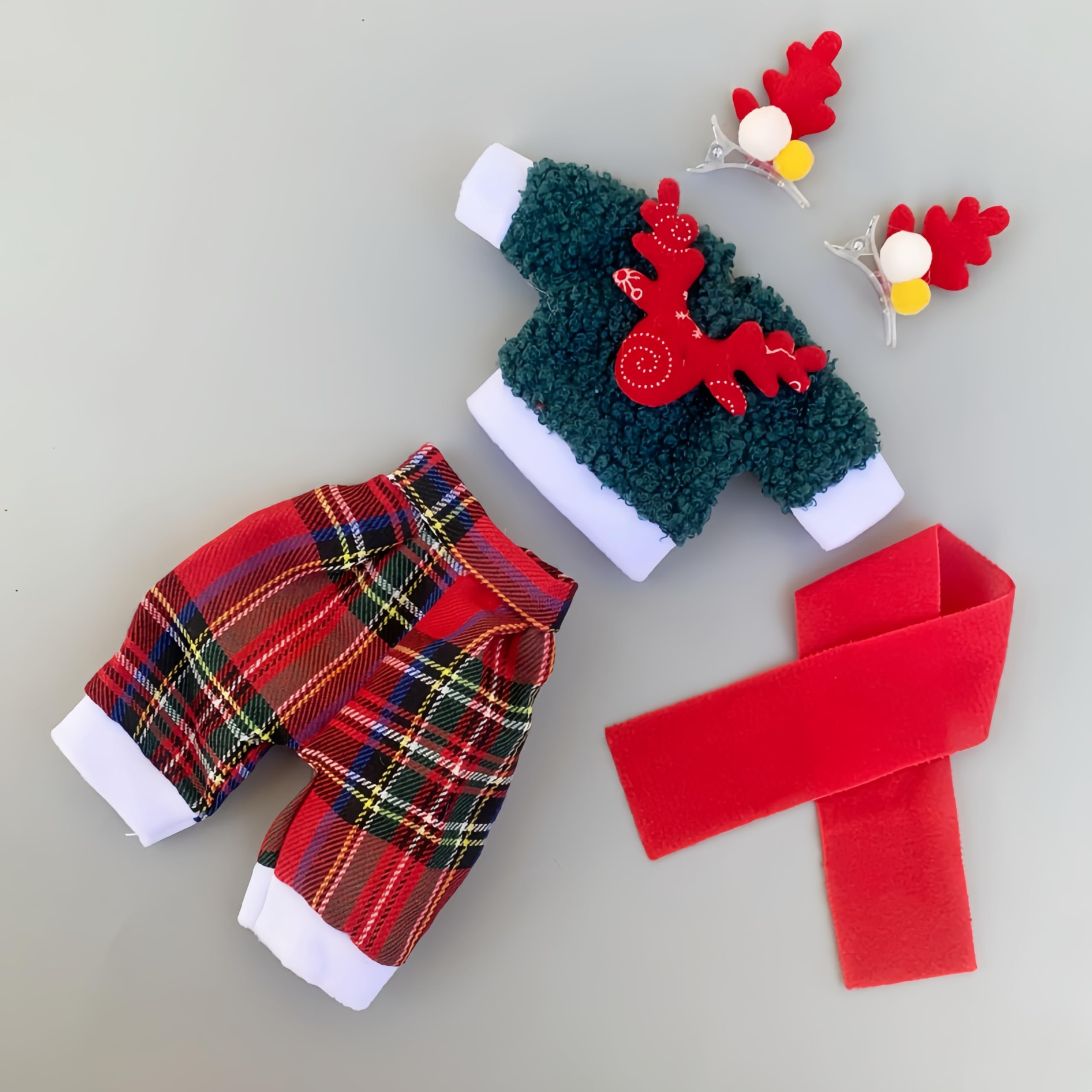 Vêtements poupée bjd 1/6 de Noël fait main pour changer de style