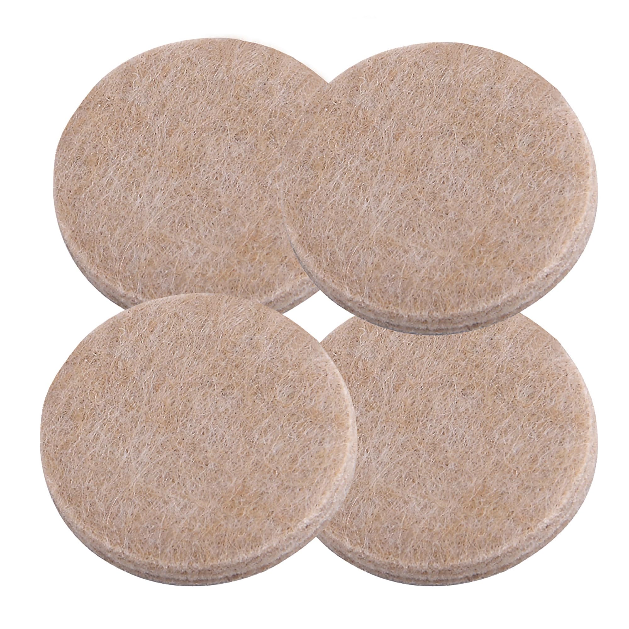 Felt Gard 75mm Large Round Furniture And Floor Protection Pads (Pack Of 4) from B&Q