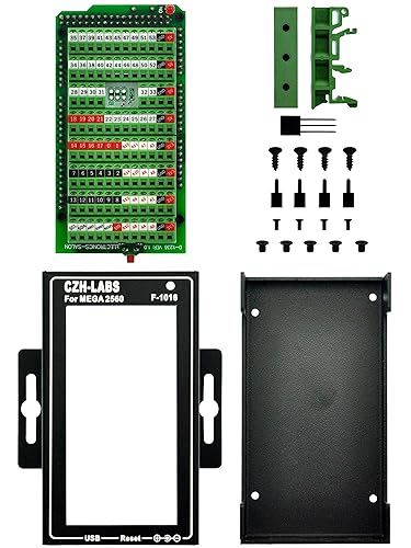 Miniatura 2 de Módulo de ruptura de bloque de terminales de tornillo MEGA2560 con carcasa de aluminio, para Arduino MEGA 2560 R3