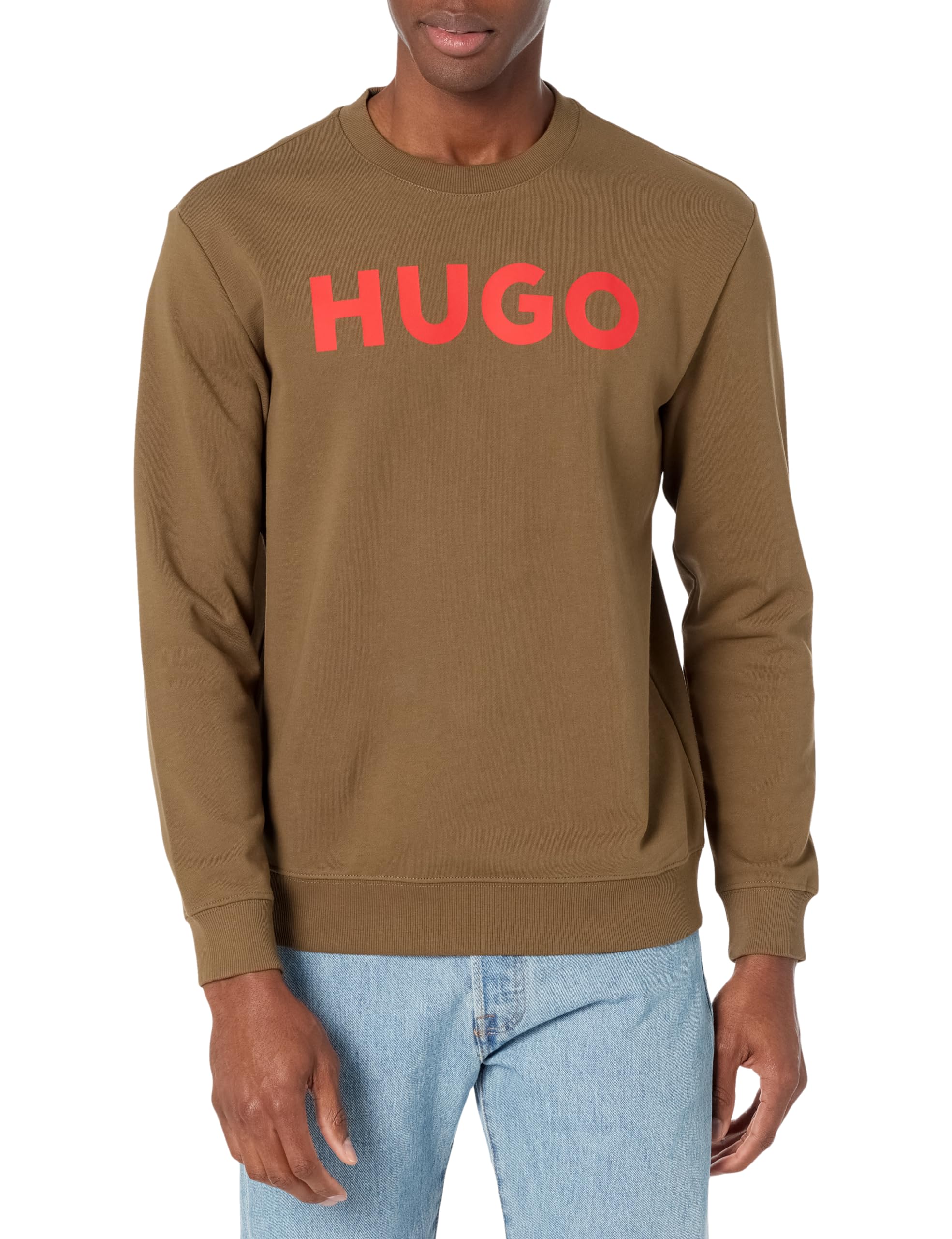 HUGOunisex-adult Big Logo Pullover Sweatshirt Sweatshirt