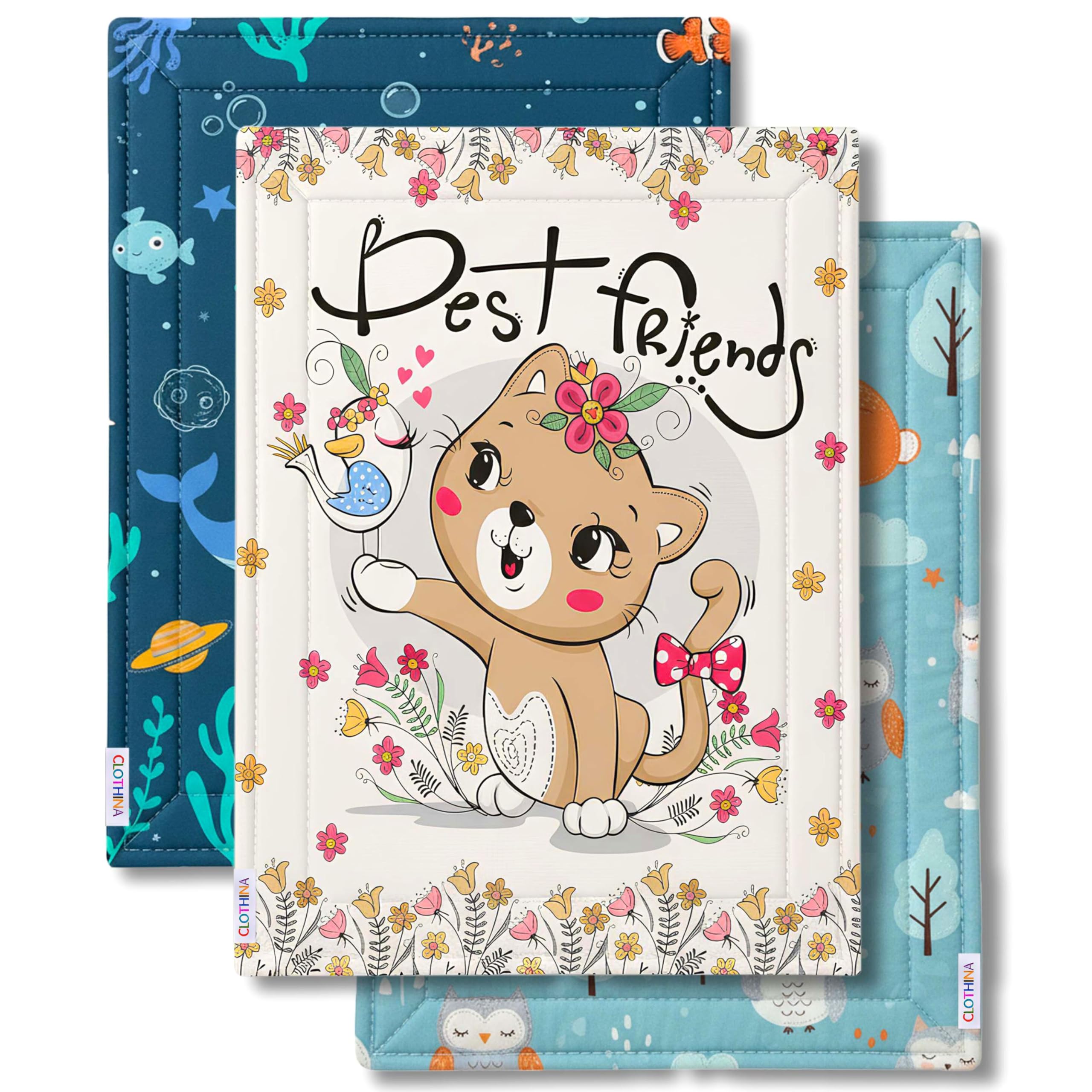 Dry Sheet for New Born Baby | Waterproof Bed Protector | Diaper Changing Mat | Baby Dry Sheets Waterproof | Reusable Washable Godadi (Cream, Standard)