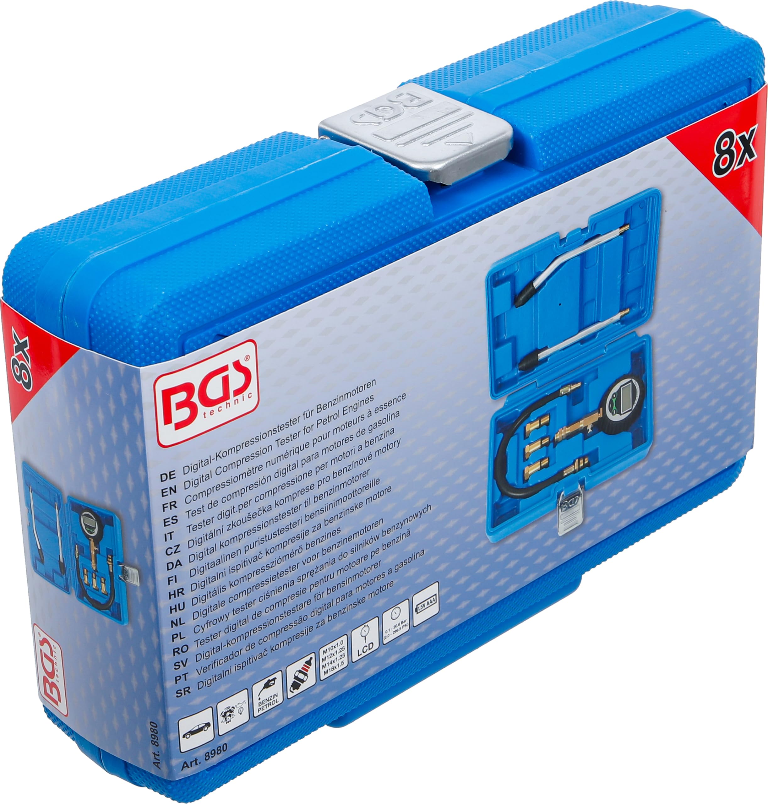 BGS 8980 | Compressiomètre numérique pour moteurs à essence