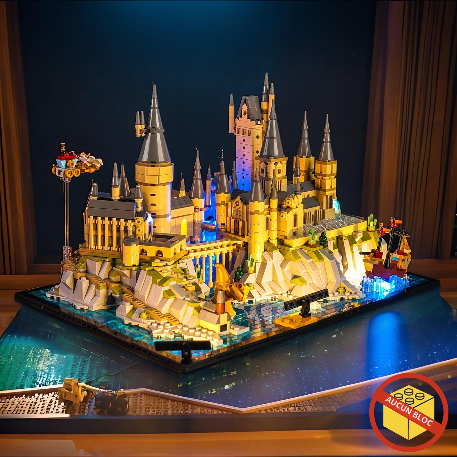 BrickBling Kit d'éclairage LED compatible avec Lego 76419 Harry Potter Château de Poudlard : le Grand Hall (modèle non inclus), jouet créatif, version standard