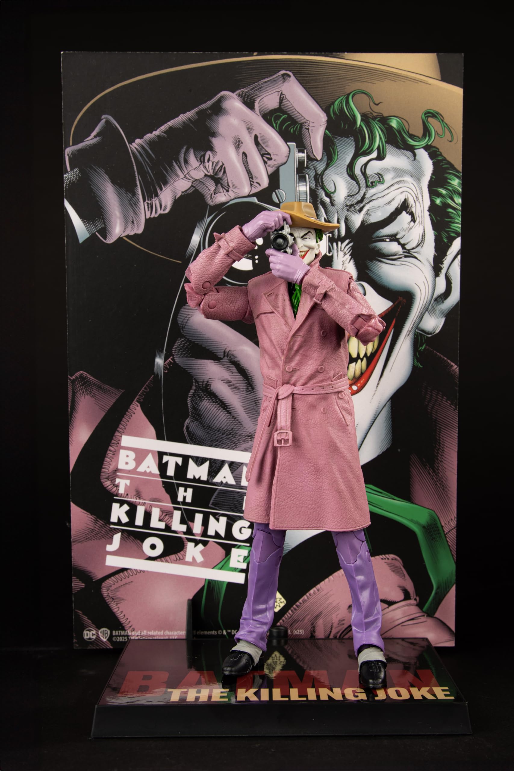 McFarlane DC Multiverse Cover Recreations - Figura de acción de The Joker (Batman: The Killing Joke) (Gold Label), 18 cm