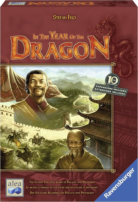 en El año del dragón: juego de mesa de estrategia edición del décimo aniversario