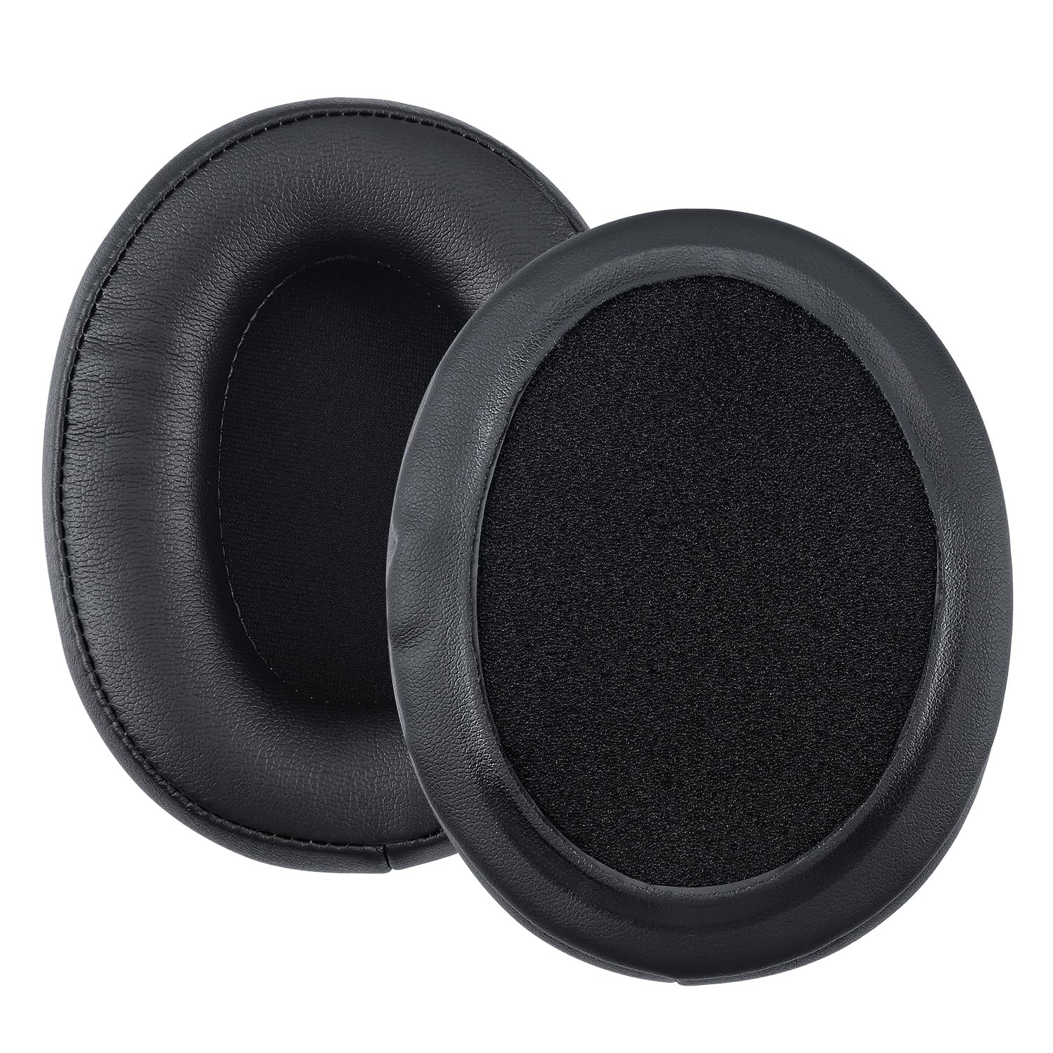 MMOBIEL Remplacement Coussinets d'oreille pour HyperX Cloud Stinger/Cloud Flight/CloudX/Cloud II/Cloud III/Cloud Alpha/Cloud Core/Mix Casque - Memory Foam et Protein PU Noir