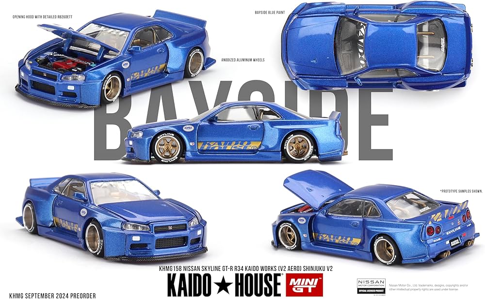 ミニカー mini gt KAIDO HOUSE GT-R R33 R34 DATSUN 81LV36iMolL._AC_UF1000,