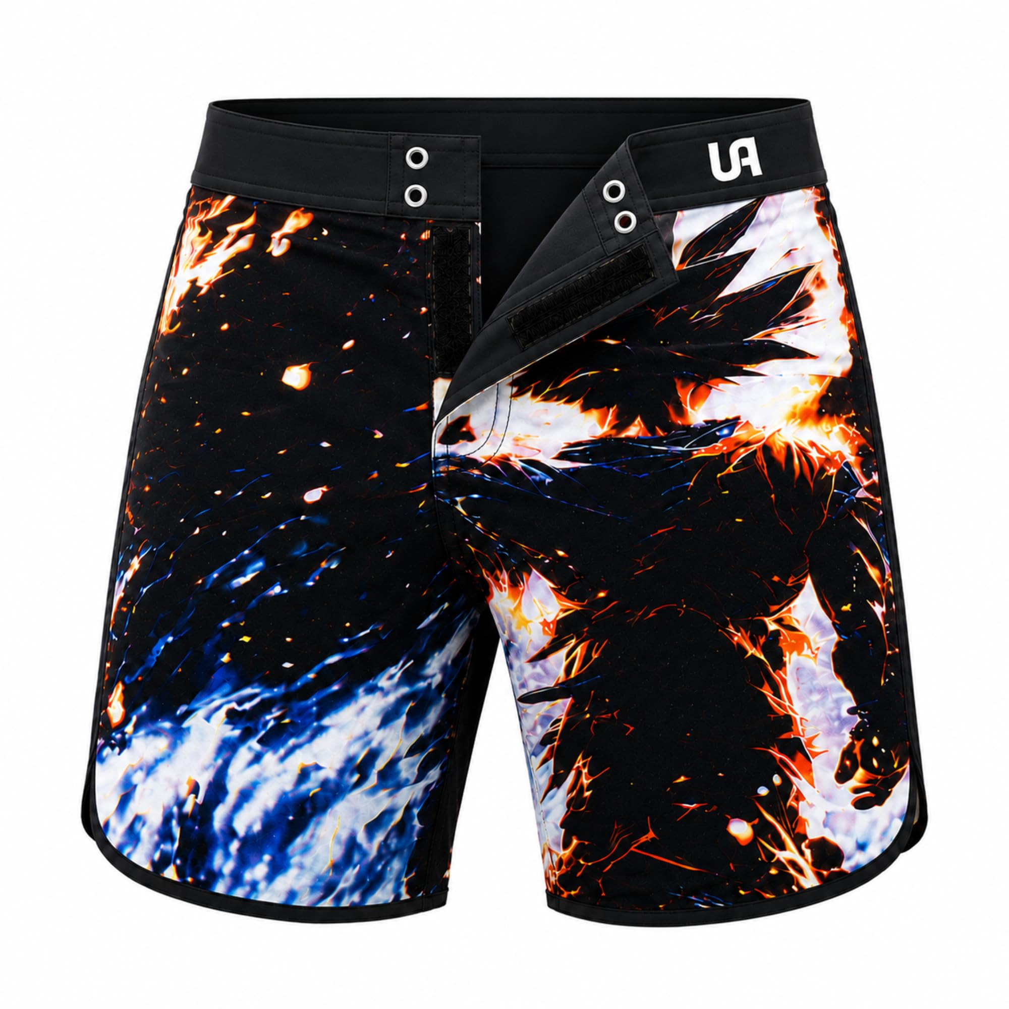Men's Physique Competition Board Shorts | 2-Way Stretch Bodybuilding Stage Shorts for Men | Lightweight Posing Shorts for Fitness Contests & Professional Competition Wear-picture-27