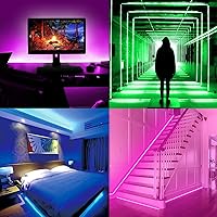 Vista 20 de PAUTIX Tira de luz LED RGB controlador inteligente inalámbrico, control remoto de 44 teclas y control de aplicación, sincronización de música