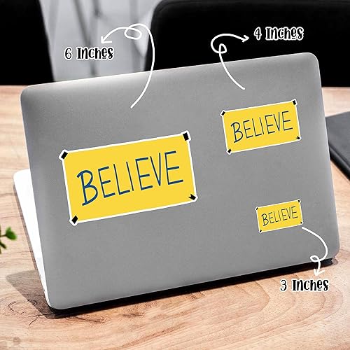 Miniatura 5 de YNhiCraft1921, Believe, Fun - Adhesivo adhesivo para coche, laptop, pared, ventana, parachoques, tamaño 4 pulgadas