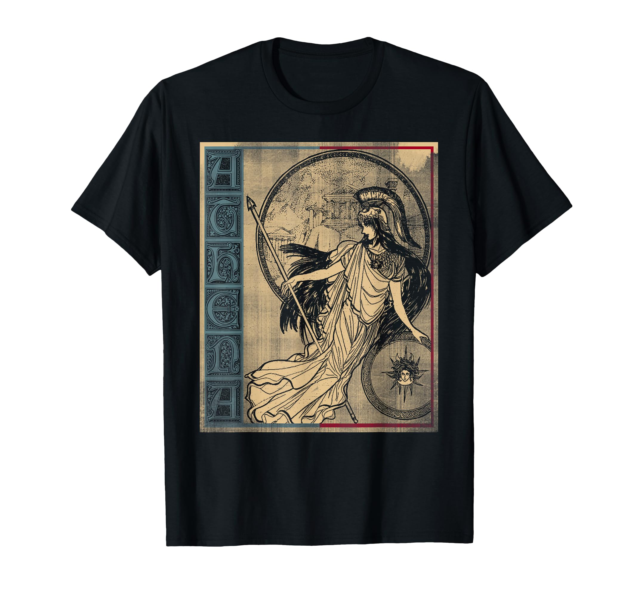 Amazon | ギリシャ神話:知恵と戦争の女神アテナ。 Tシャツ | Tシャツ 