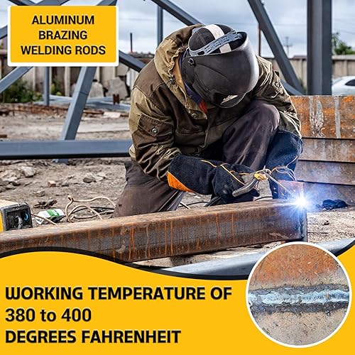 Miniatura 3 de Varillas de soldadura de aluminio, varillas de soldadura, varillas de núcleo de fundente de soldadura de solución, varilla de soldadura universal de