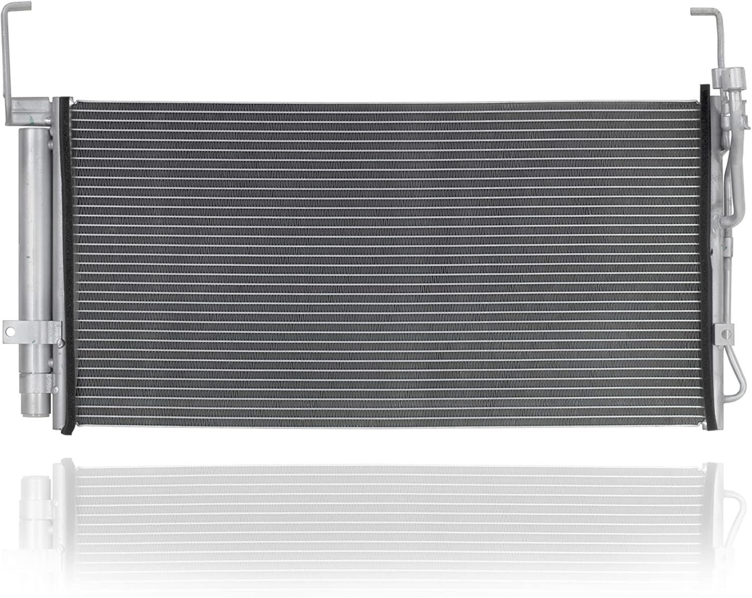 A/C Condenser - Pacific Best Inc. Compatible/Replacement for 3030 01-06 Hyundai Santa Fe - With Receiver & Dryer