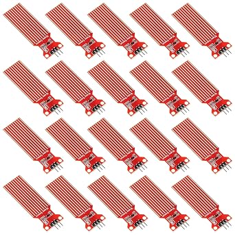 20pcs Water Level Sensor Module Droplet Water Sensor Rainwater Liquid Detect Depth for Arduino Raspberry Pi