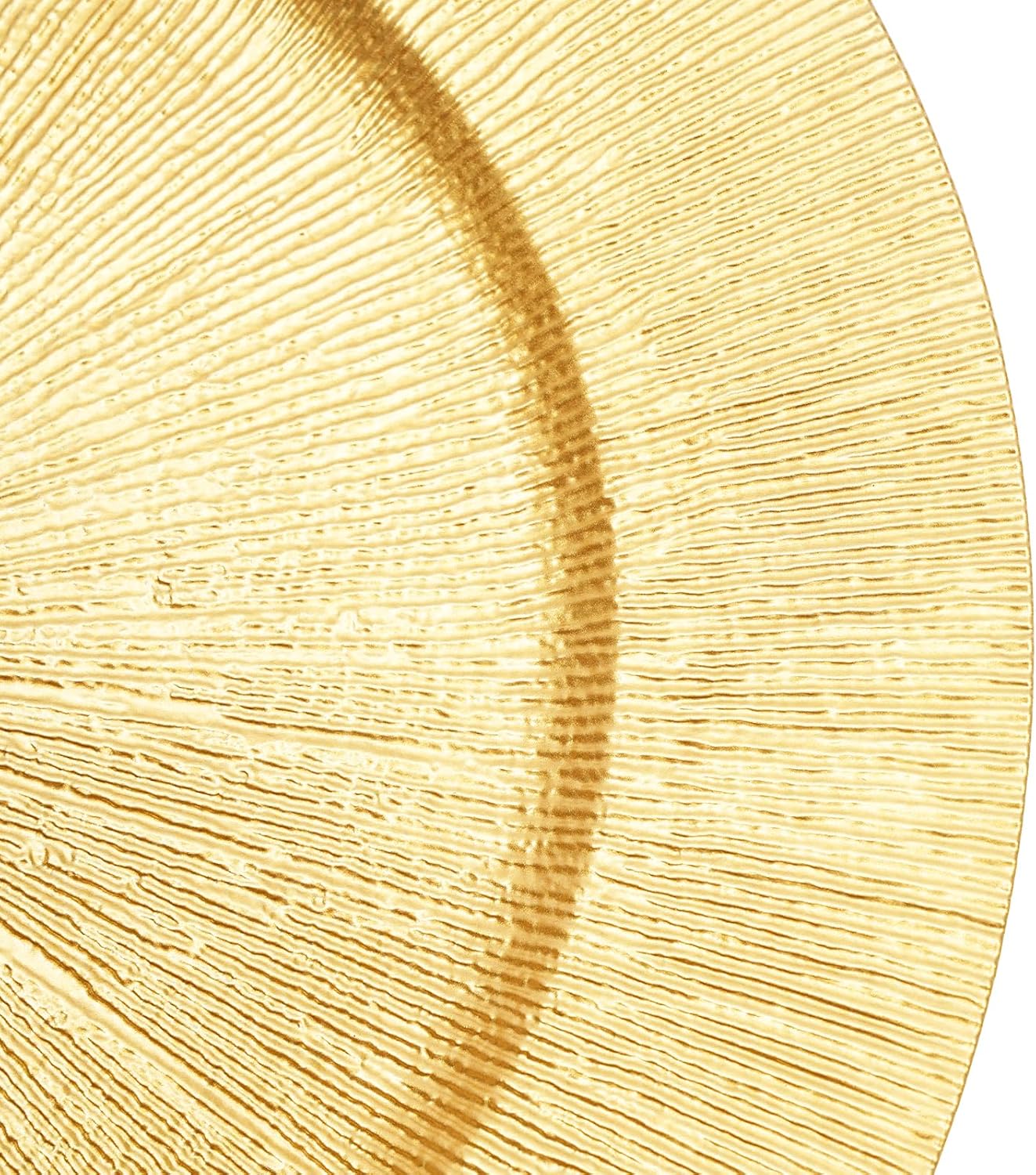 Antique Charger Plates 13" Bulk 50 Pcs Gold Charger Plate Set Round Wedding Charger Serving Plate Set for Dinner Party Event Birthday Table Decor (Gold)
