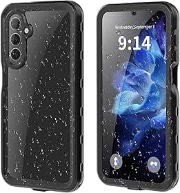 Lunivop Capa Compatível com Samsung Galaxy A16 de 2024 à Prova D'água e Poeira IP68 à Prova de Choque Militar 360 Transparente e Leve