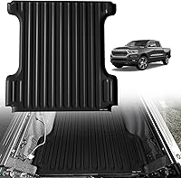 Vista 58 de TripleAliners - Tapete para caja de camioneta (de ejes) de 5 pies, encaje perfecto para pick-up de carga, accesorio de protección de vehículo