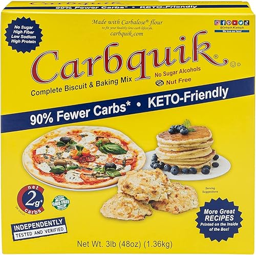 Carbquik - Mezcla para hornear, 3 lb (48 oz)