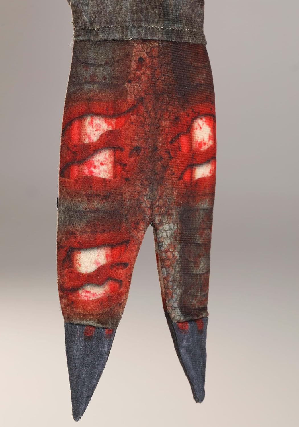 Kid's Zombie Dinosaur T-Rex Costume | Scary Jurassic Jumpsuit with Tail & Headpiece for Halloween Dress-Up - Image 6