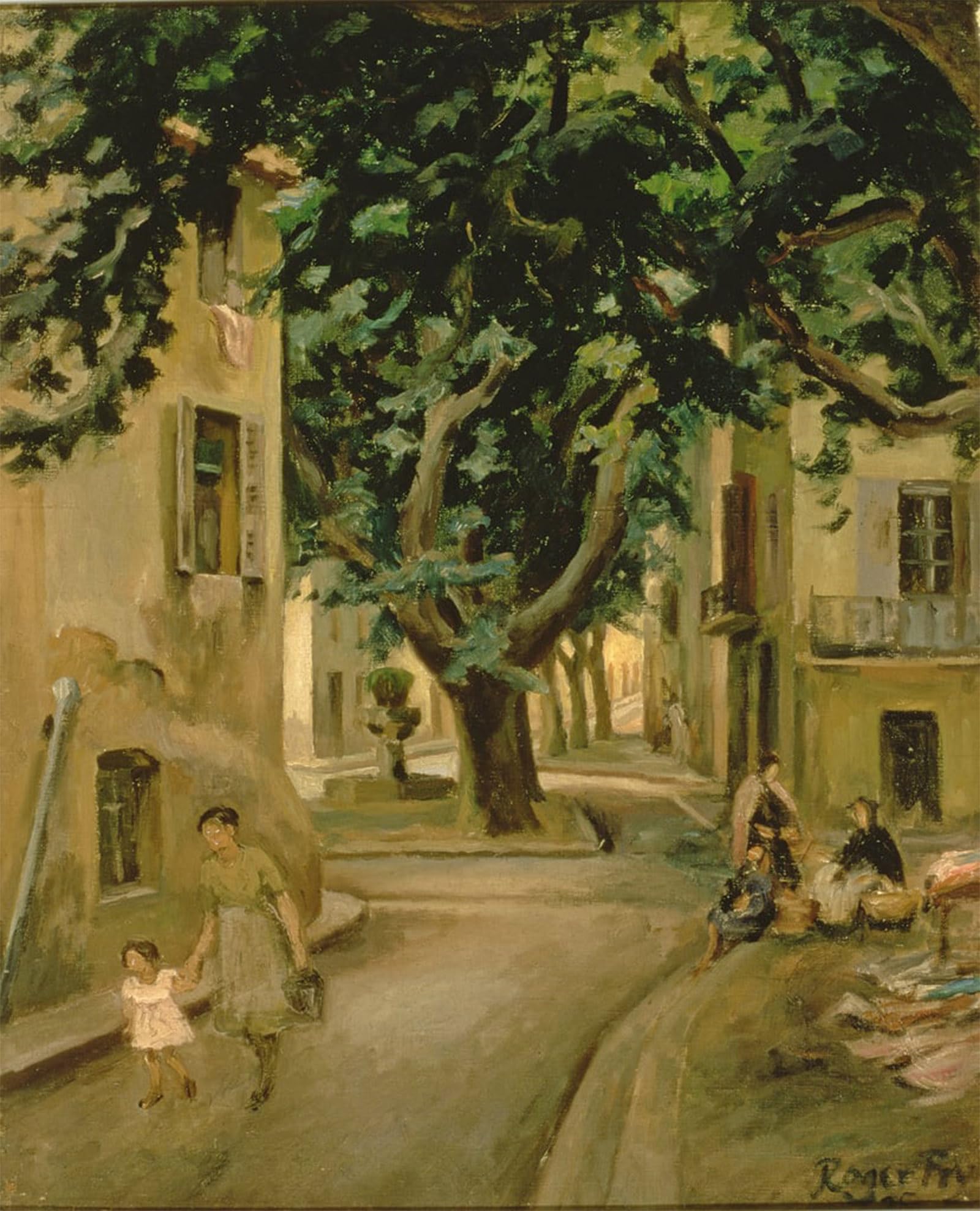 ARTXLXXBN Famous Art Print Poster Vintage Wall Art the Place D'aumole by Roger Eliot Fry Canvas Art Poster for Home Decor 60x90cm