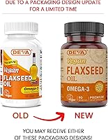 Vista 2 de DEVA Vegan Flaxseed Oil - 90 Vcaps