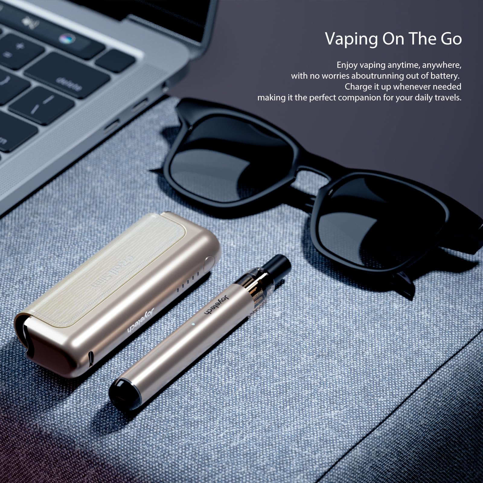 JOYETECH eRoll Slim Full Kit Cigarette lectronique 1500 mAh Powerbank480  mAh Vape Rechargeable Starter Kit sans Nicotine sans Tobac Gris : Amazon.fr:  High-Tech
