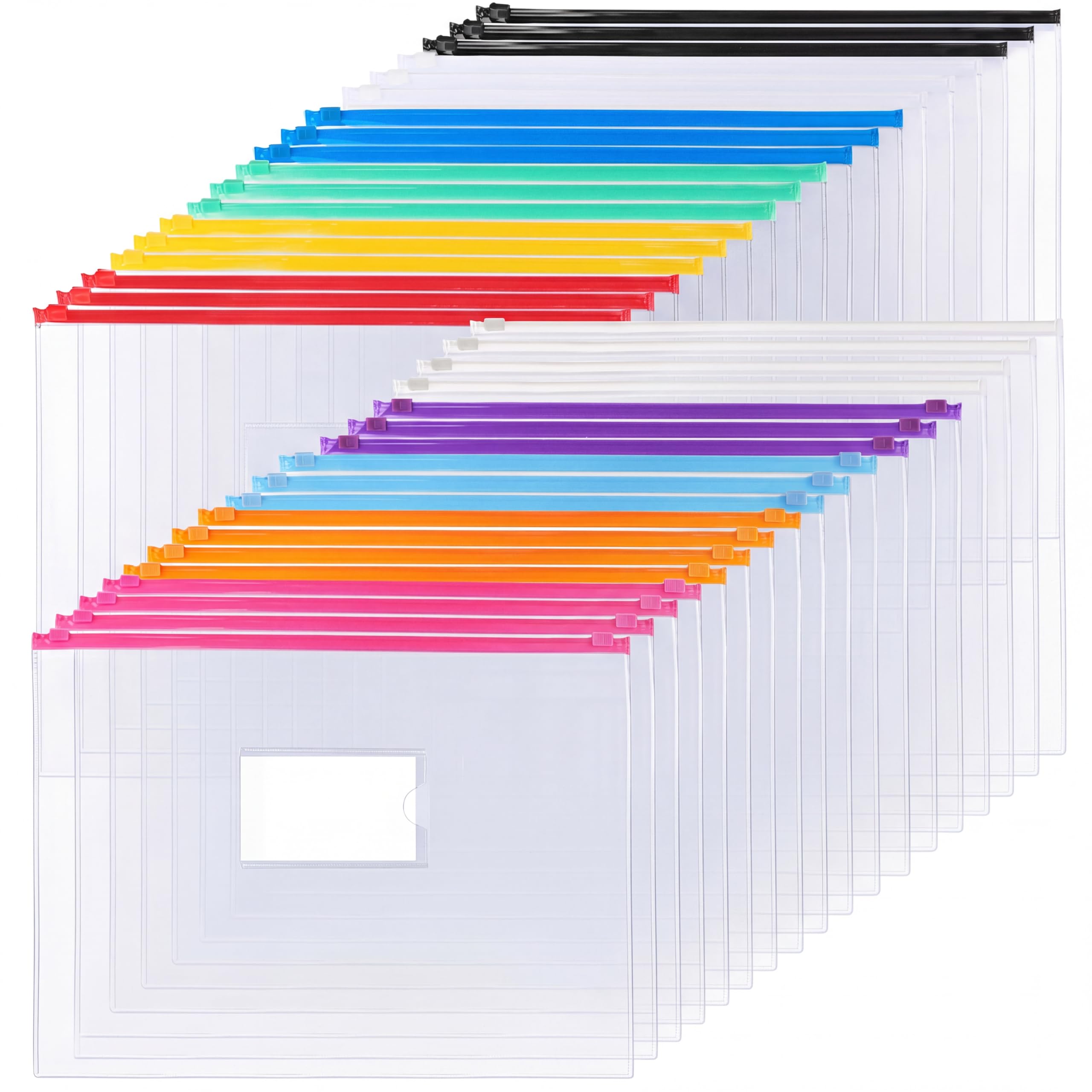 Amazon.com : EOOUT 36pcs Plastic Envelopes Poly Zip Envelope Clear