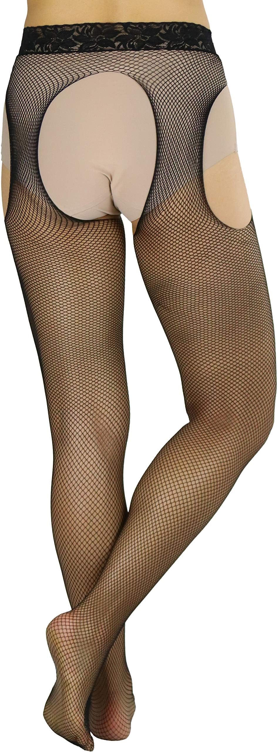 ToBeInStyle Women's Suspender Pantyhose