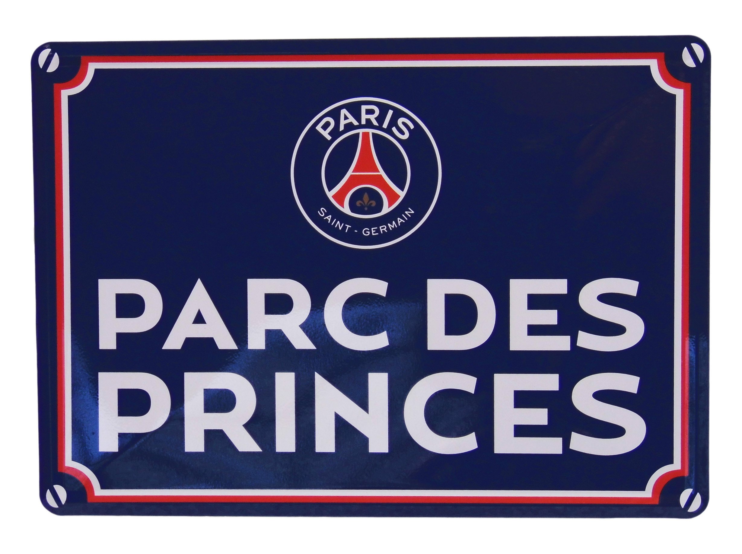 PARIS SAINT GERMAIN Plaque de Rue PSG - Collection Officielle Football Ligue 1 - Taille 15 x 20 cm
