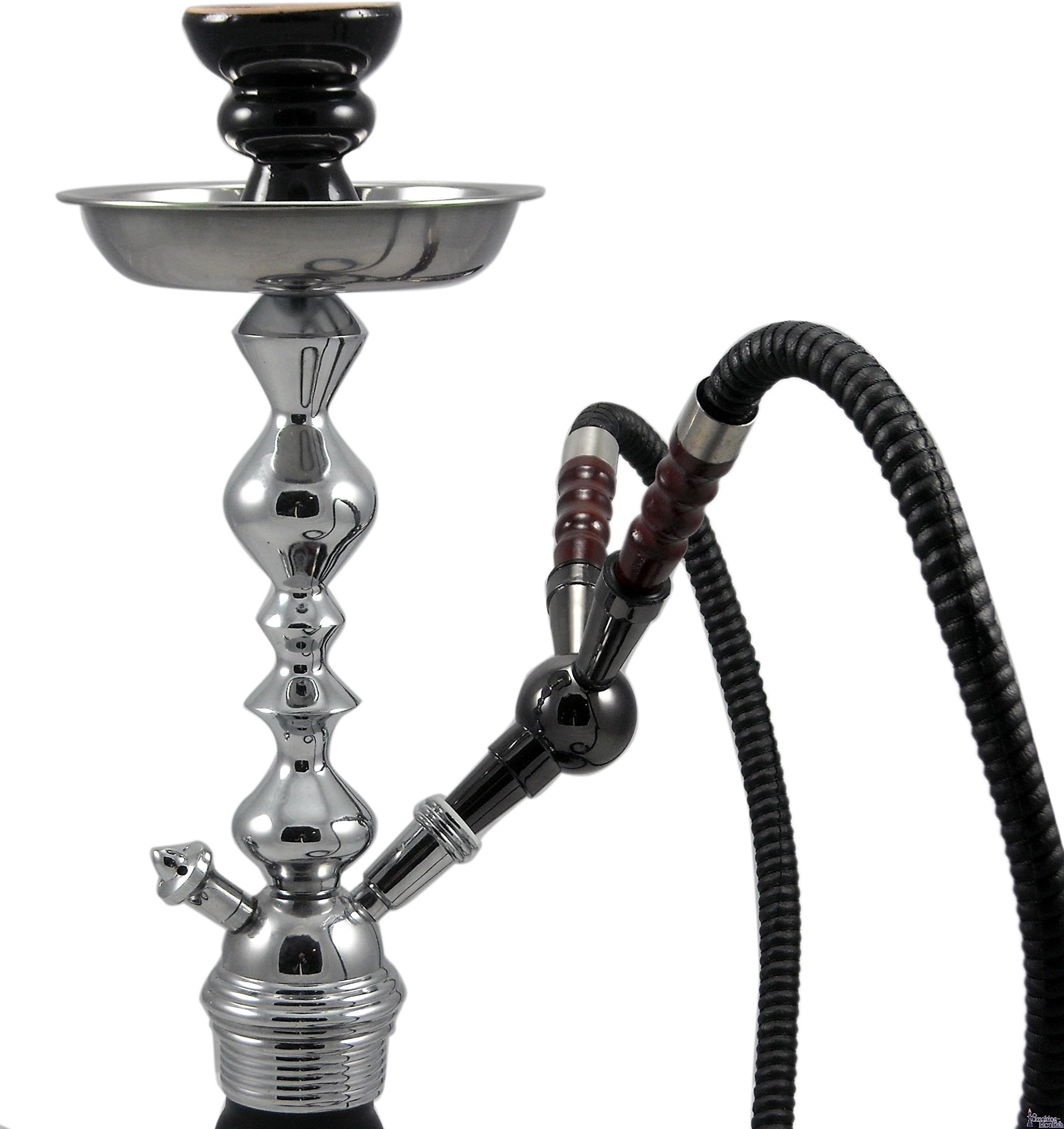 Hookah Hose Adapter - Metal 1 to 2 Splitter Connector - Accessory Turns 1 Hose Hookah into 2 - 100% Satisfaction Guarantee