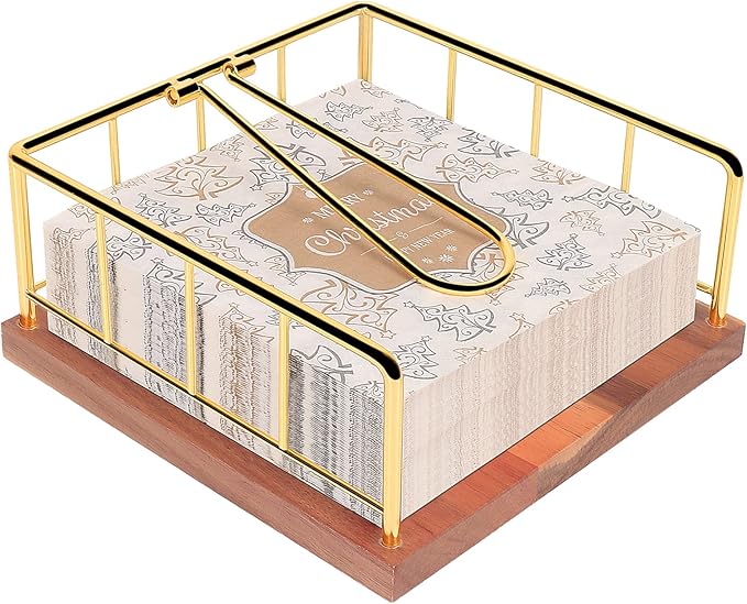 Livabber Flat Napkin Holder, Metal Kitchen Napkin Holder