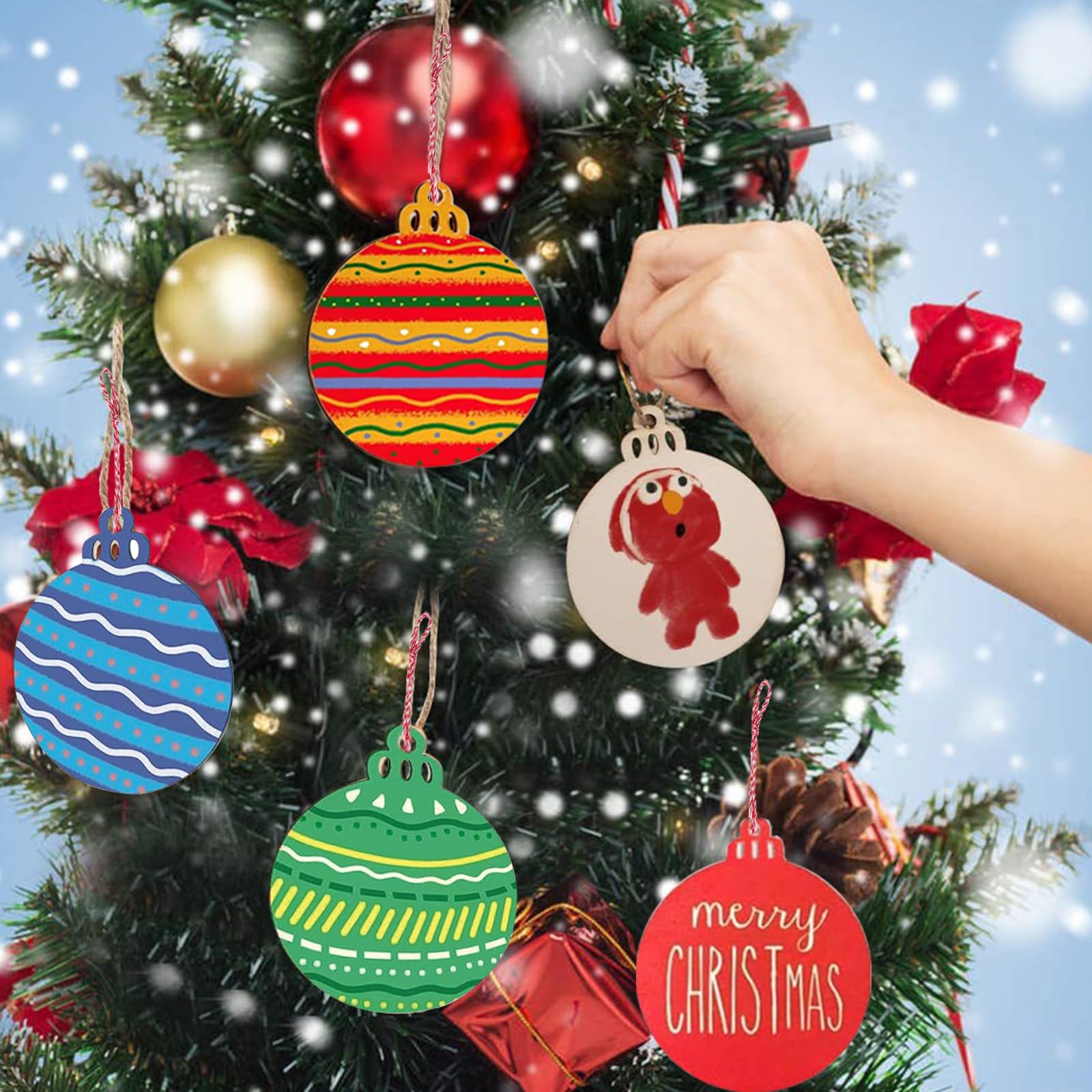 Bastelset Weihnachten, 10 Stück Weihnachtsbasteln  Produktbild-Vorschau 6