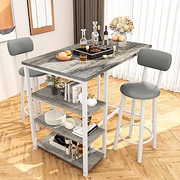 Amazon.com - LTTROMAT Kitchen Dining Table Set for 2, Bar