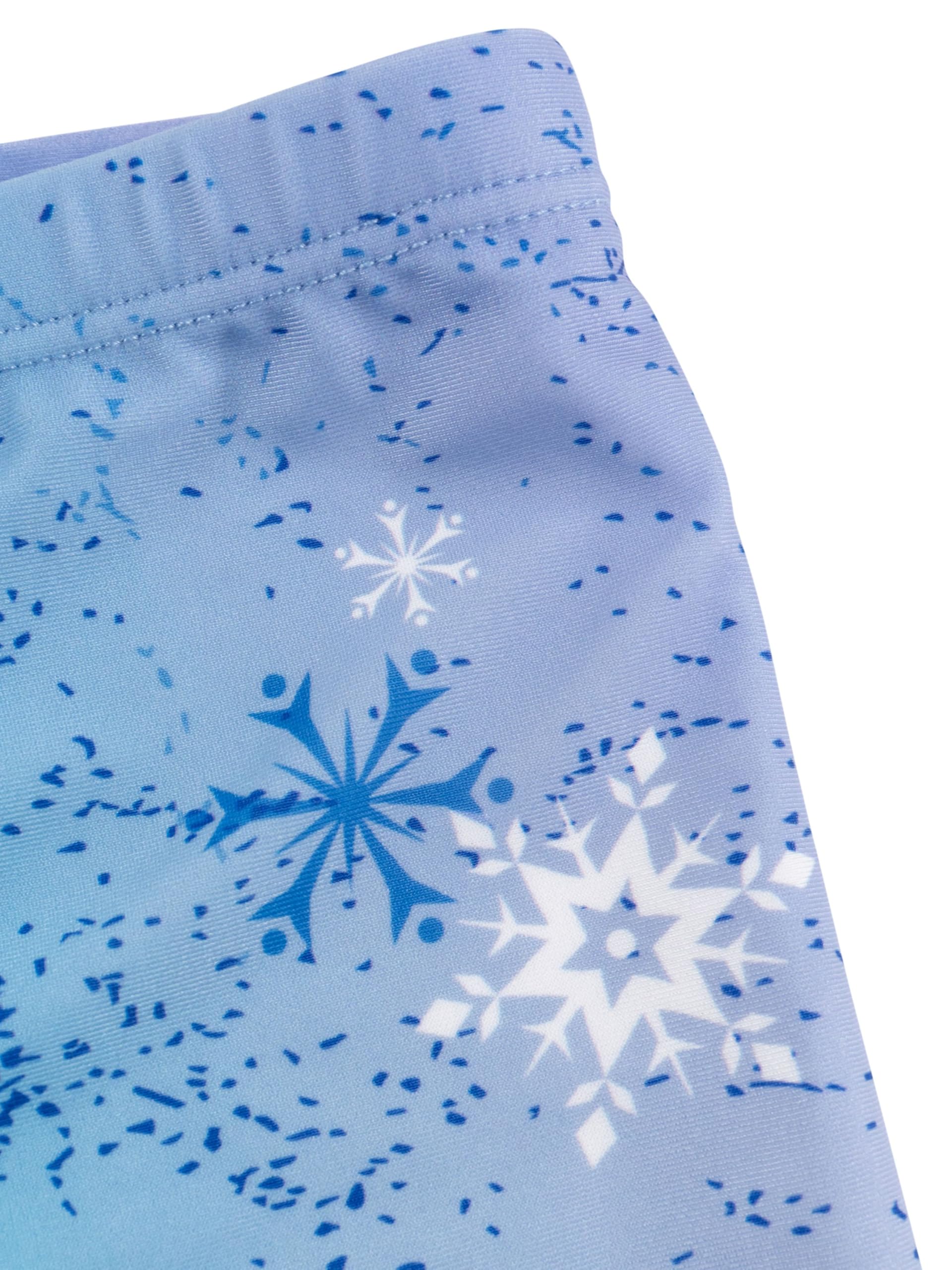 United Labels Disney Królowa Lodu kostium kąpielowy dwuczęściowy, ochrona UV 50, dla dziewcząt, ELSA, niebieski, moda kąpielowa dla dzieci z koszulką i kąpielówkami, strój kąpielowy